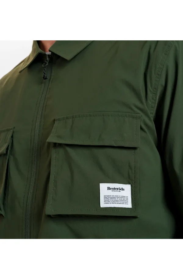 Resterds Cargo Overshirt Lightweight Army