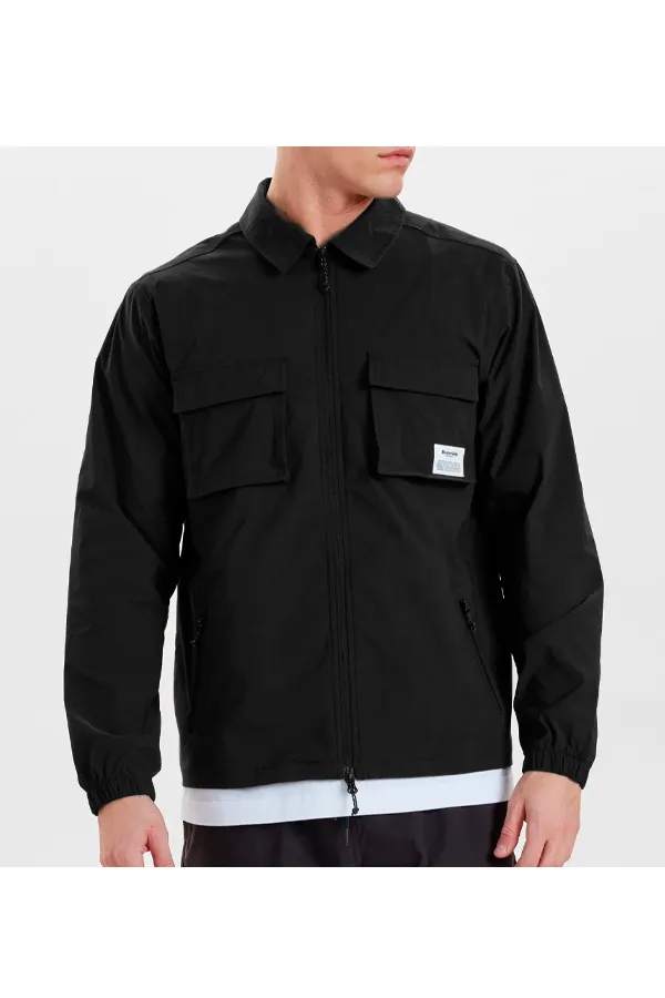 Resterds Cargo Overshirt Lightweight Black