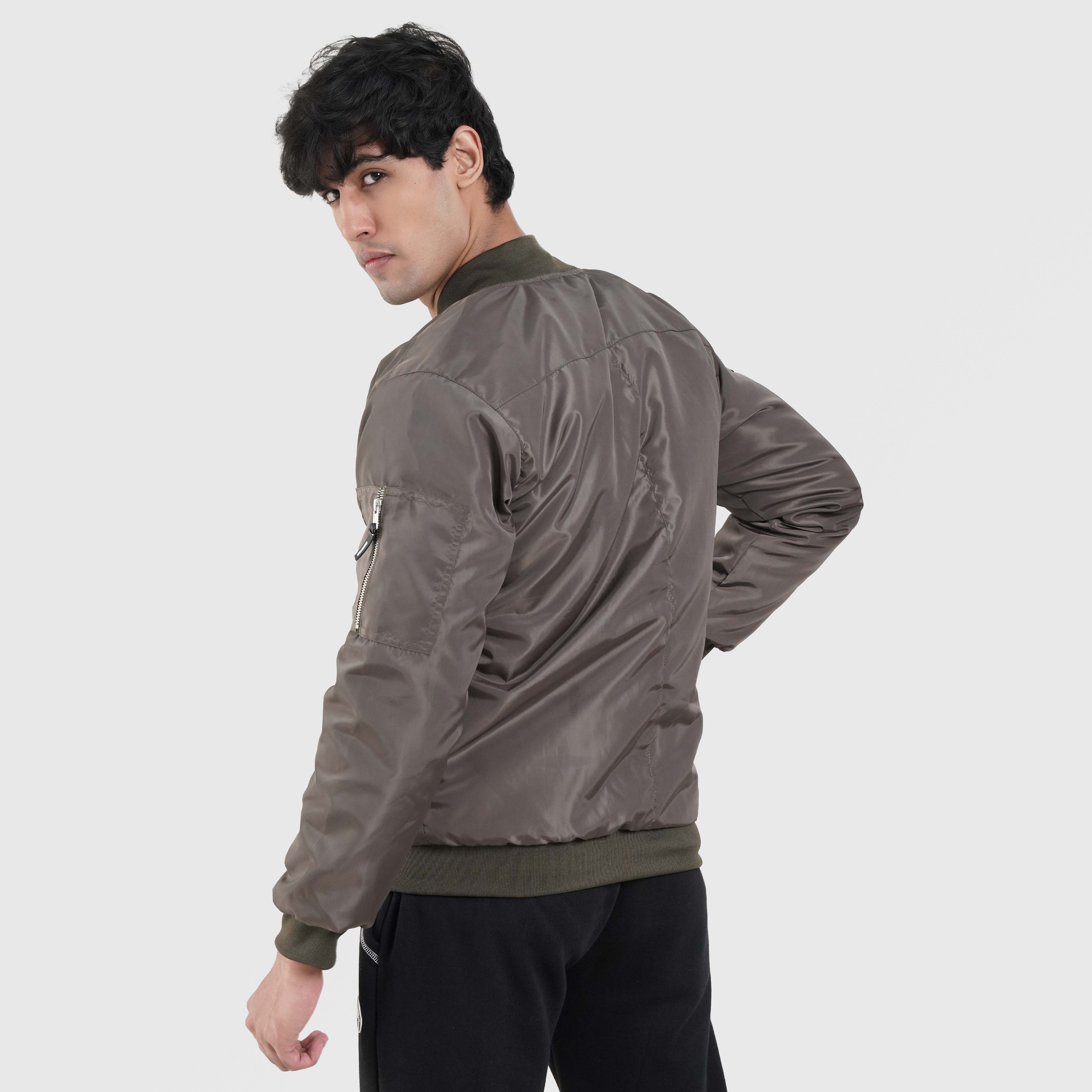 Rock Bomber Jacket (Olive)