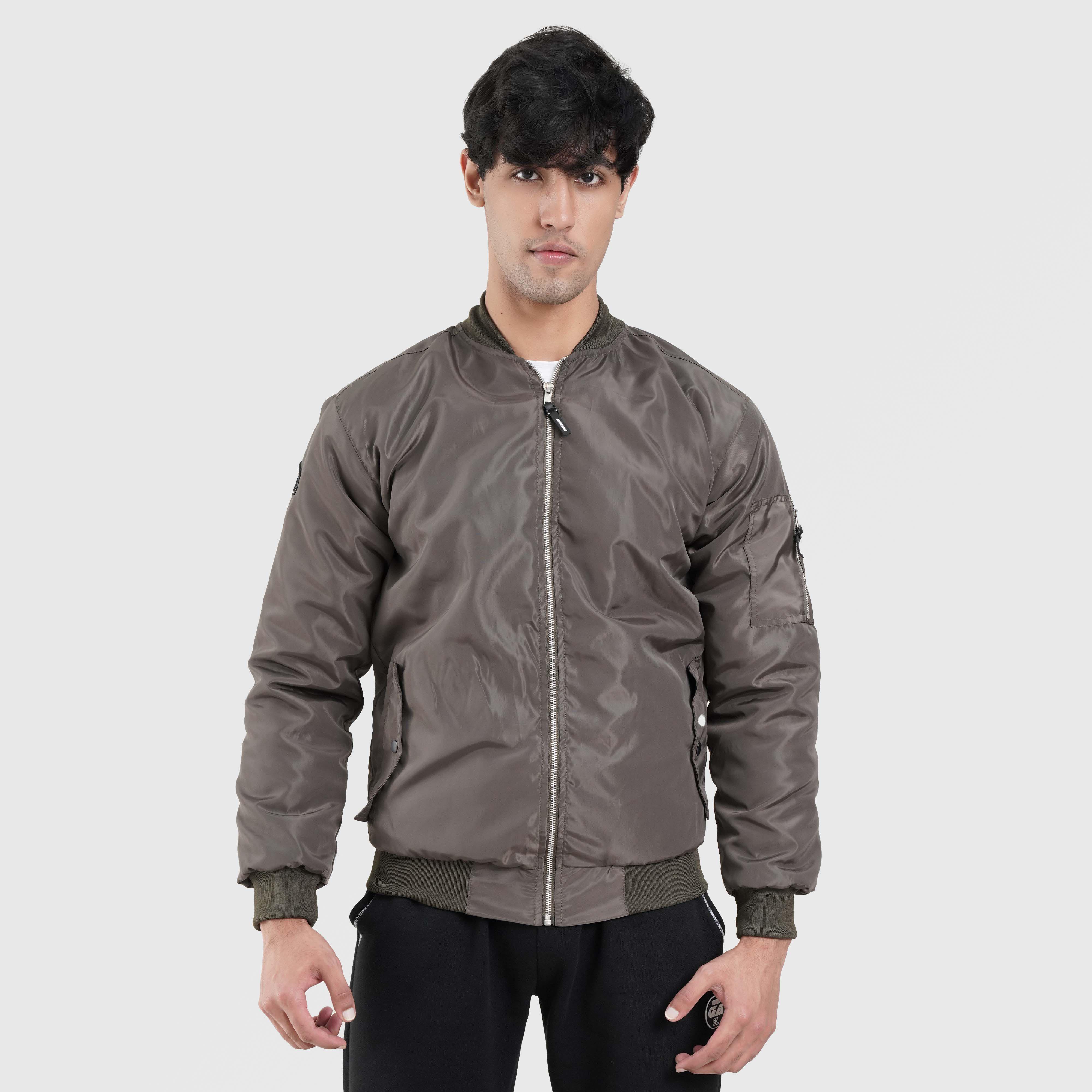 Rock Bomber Jacket (Olive)