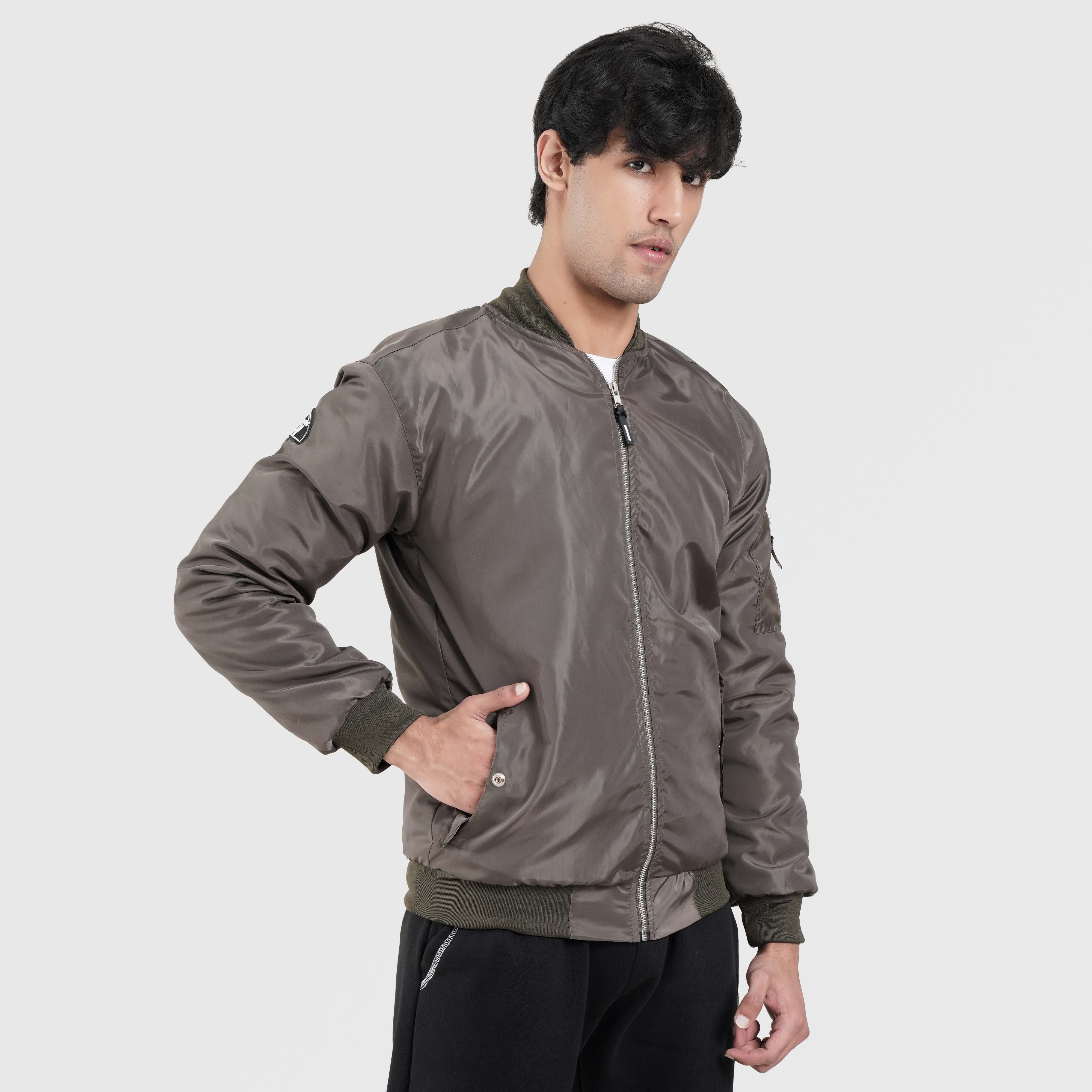 Rock Bomber Jacket (Olive)