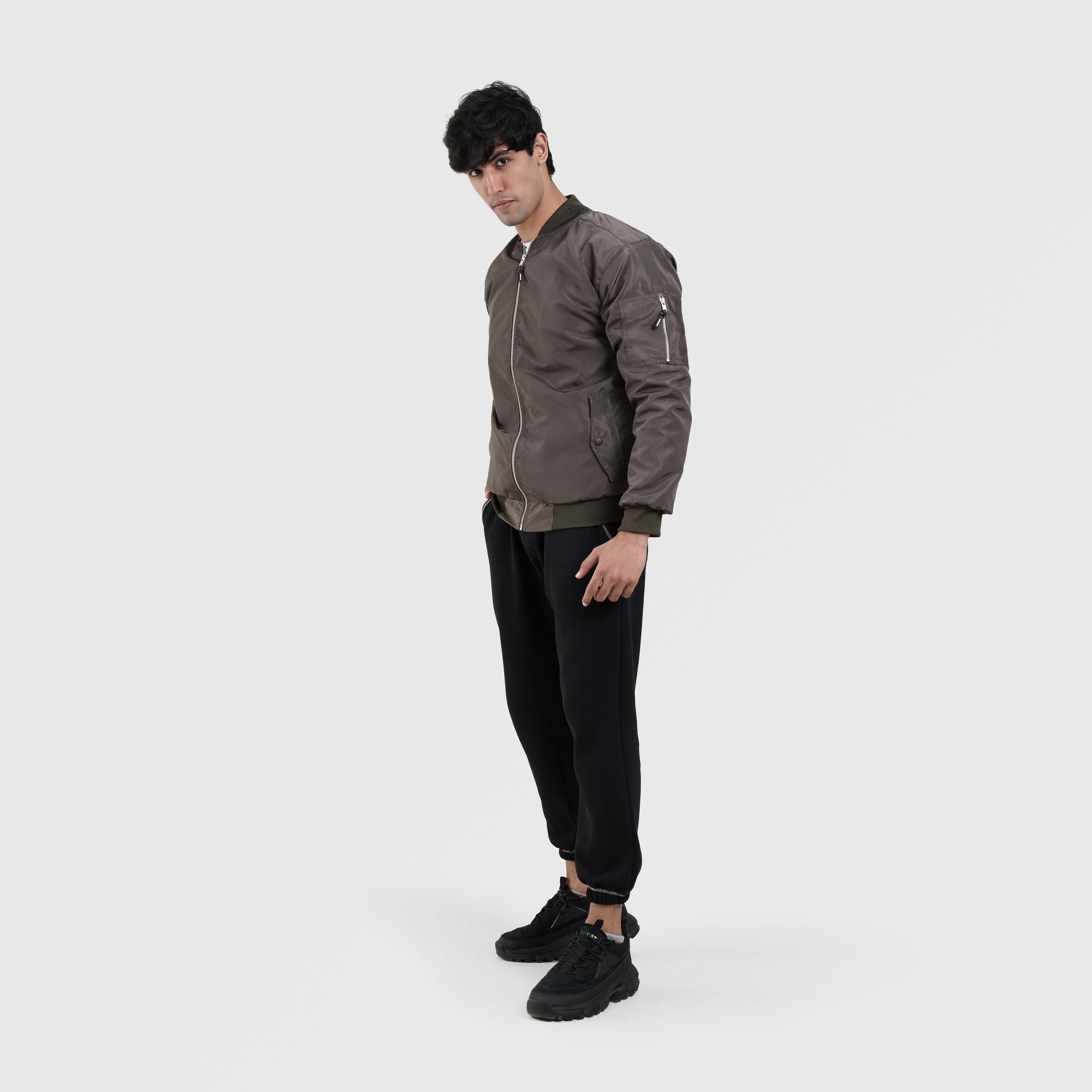 Rock Bomber Jacket (Olive)