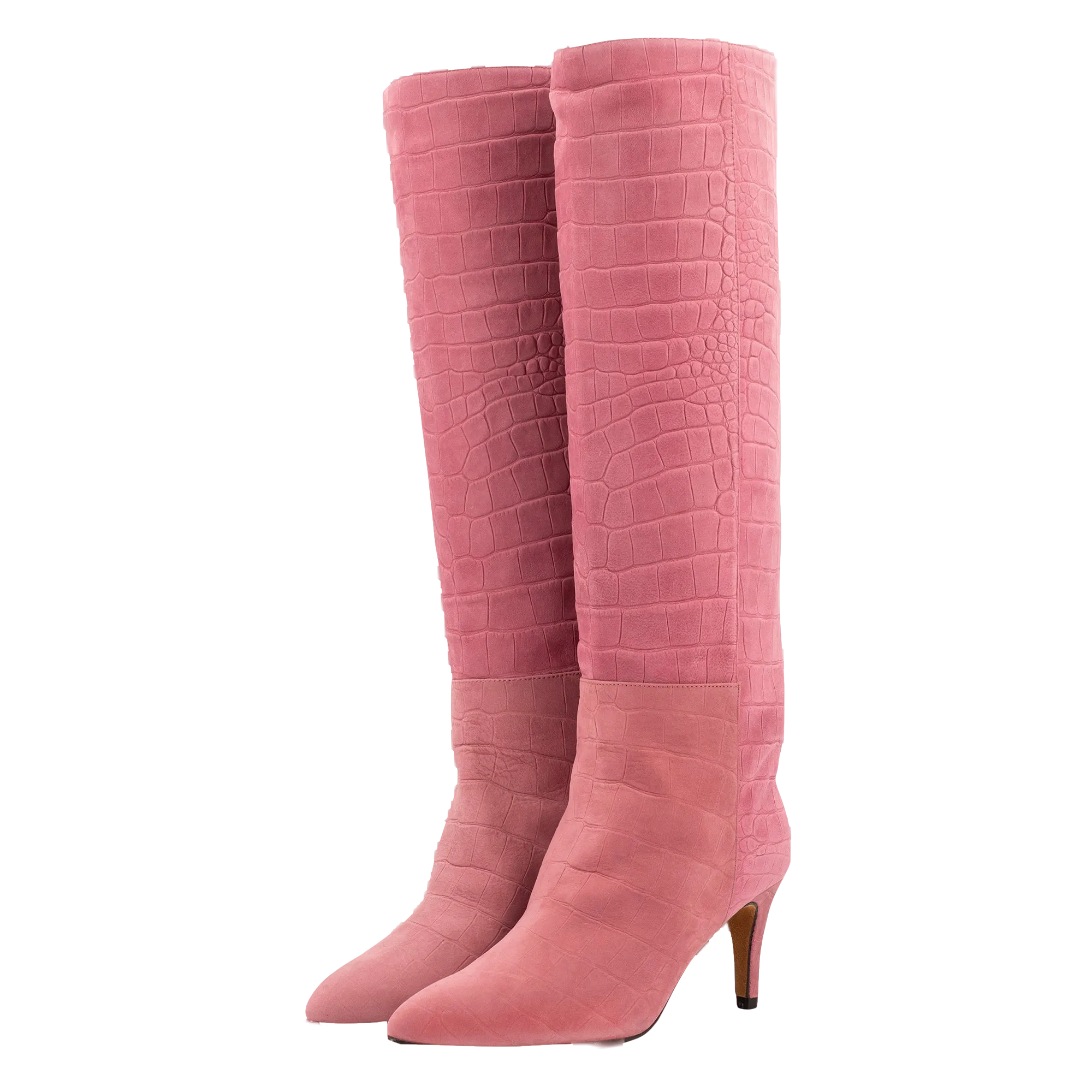 ROMA PINK TALL BOOTS