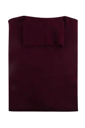 Routleys Franklin Roll Neck Sweater Berry