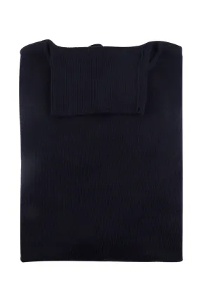 Routleys Franklin Roll Neck Sweater Navy