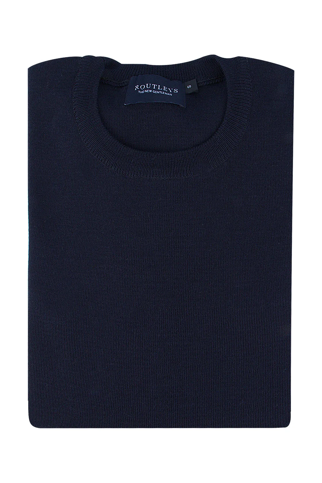 Routleys Merino Crew Neck Sweater Navy