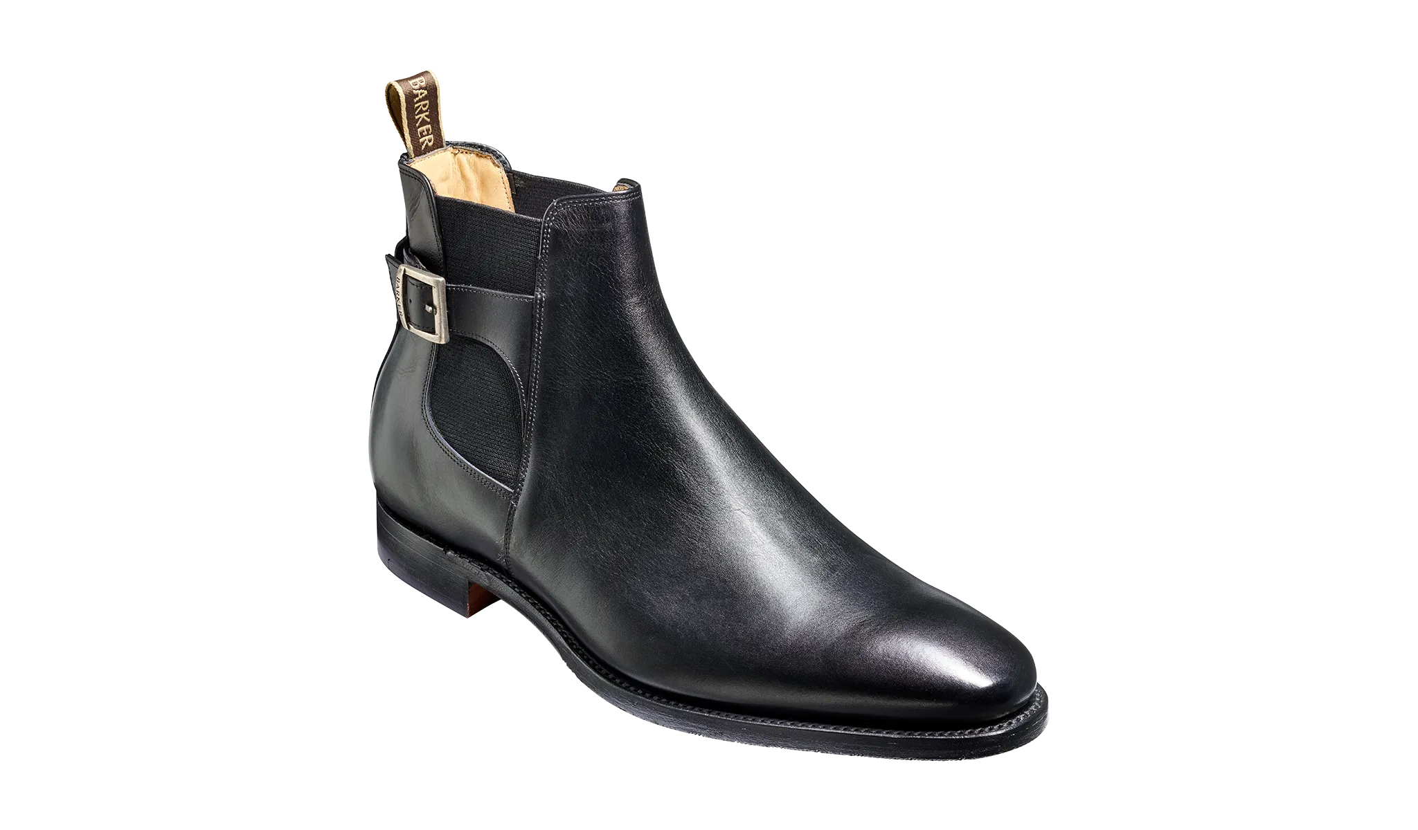 Sergey - Black Calf Leather Boot