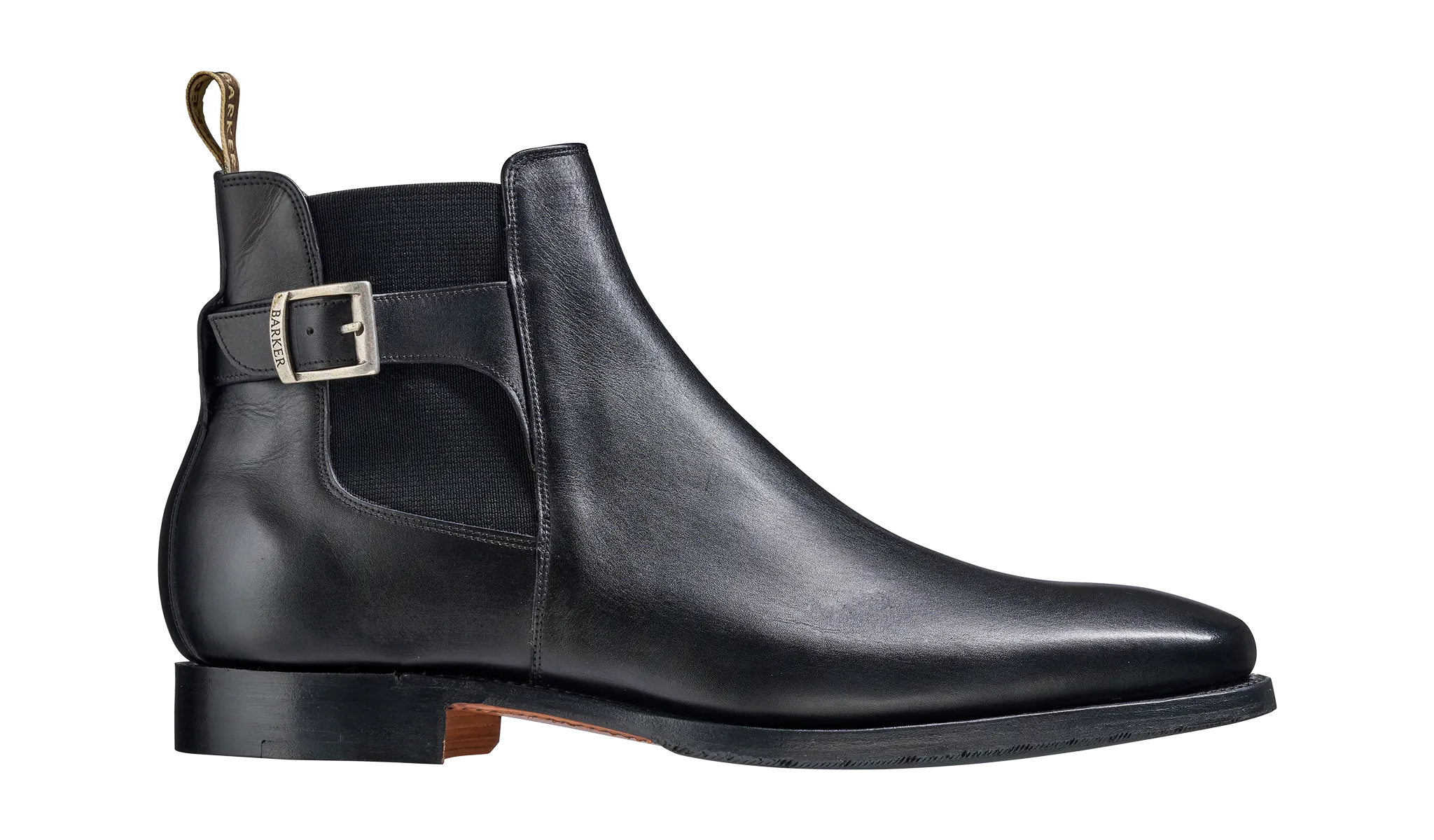 Sergey - Black Calf Leather Boot