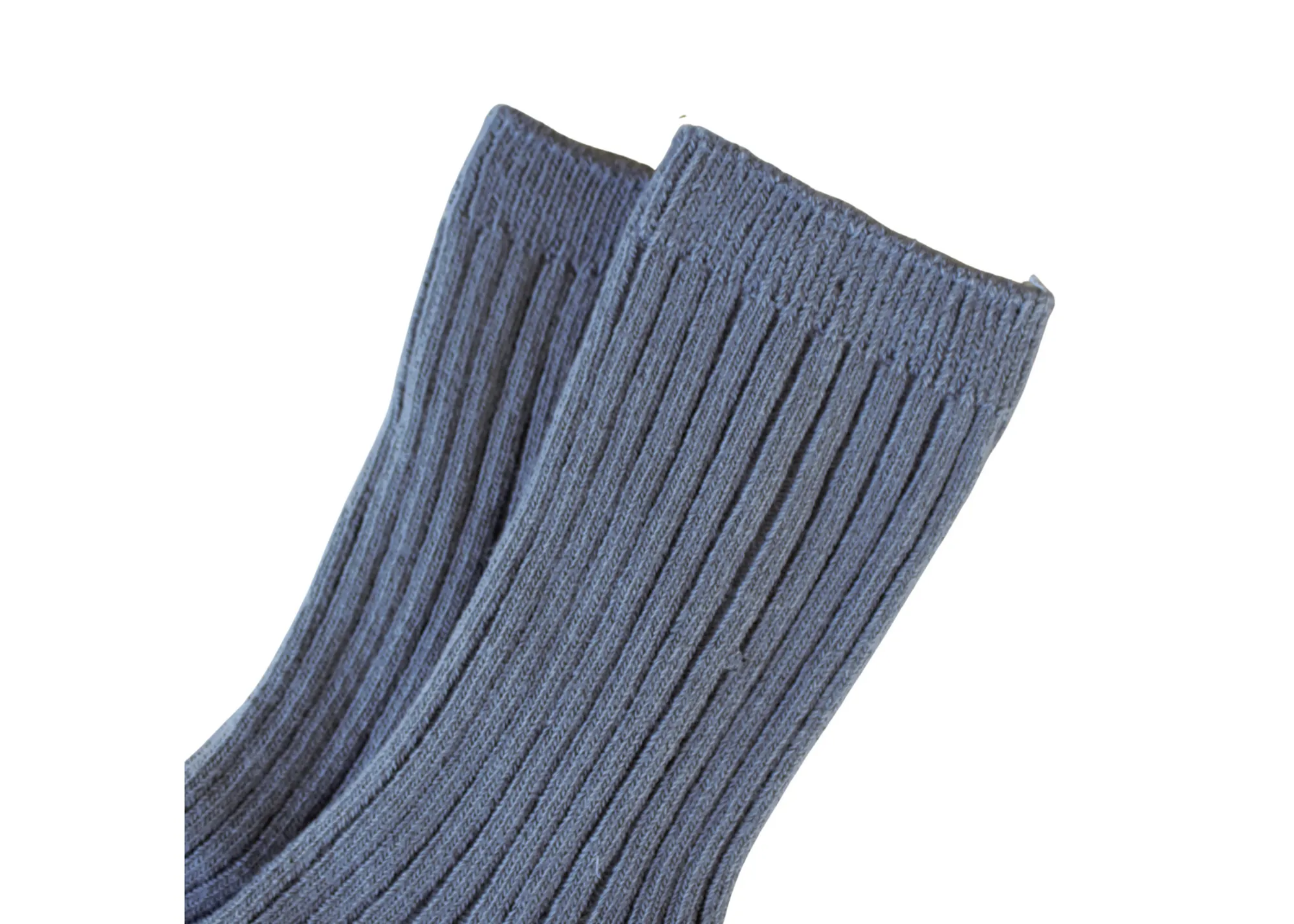 Skyler Cotton Socks - Slate Blue