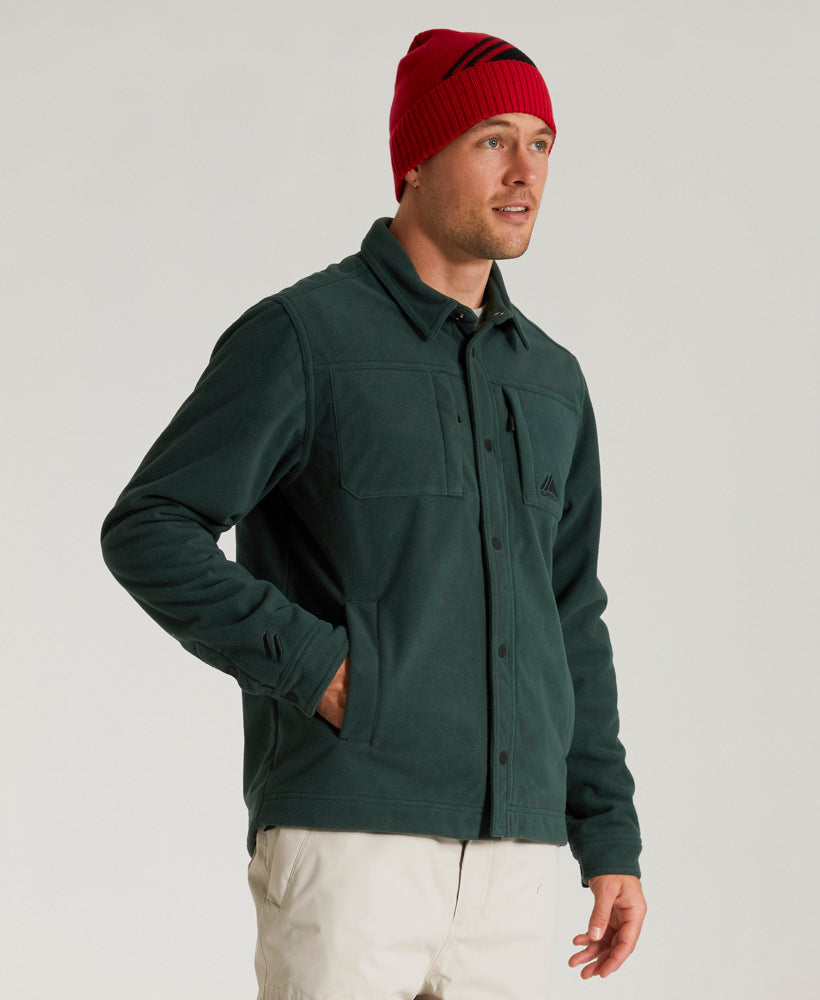 Snow Tech Overshirt | Eagle Green