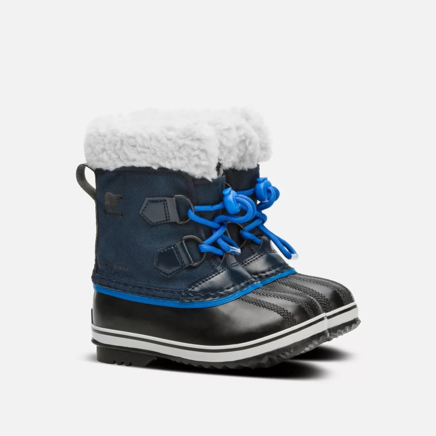 Sorel Collegiate Navy Nylon Yoot Pac Youth Boot