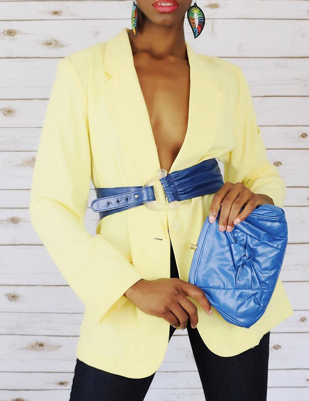 Sping Yellow Vintage Blazer