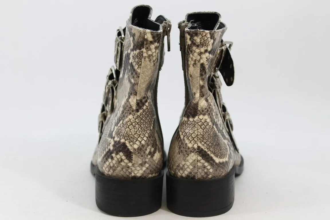 Steve New York Harmon Women's Snakeskin-Print Boots 9.5M(ZAP13151)