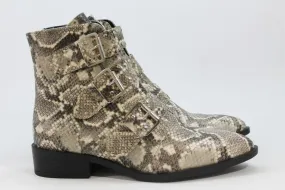 Steve New York Harmon Women's Snakeskin-Print Boots 9M(ZAP12969)