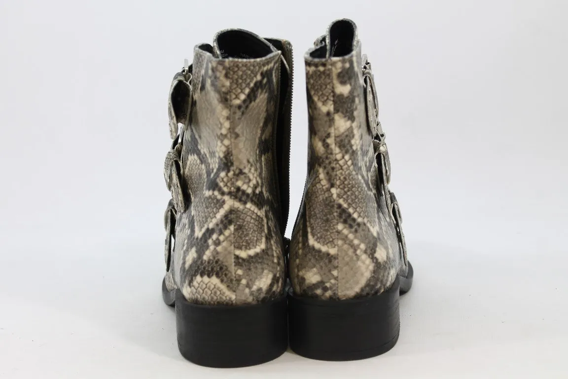 Steve New York Harmon Women's Snakeskin-Print Boots 9M(ZAP12969)