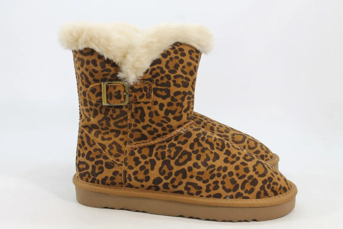 Style & Co. Tiny 2 Women's Leopard Boots 7M(ZAP18013)