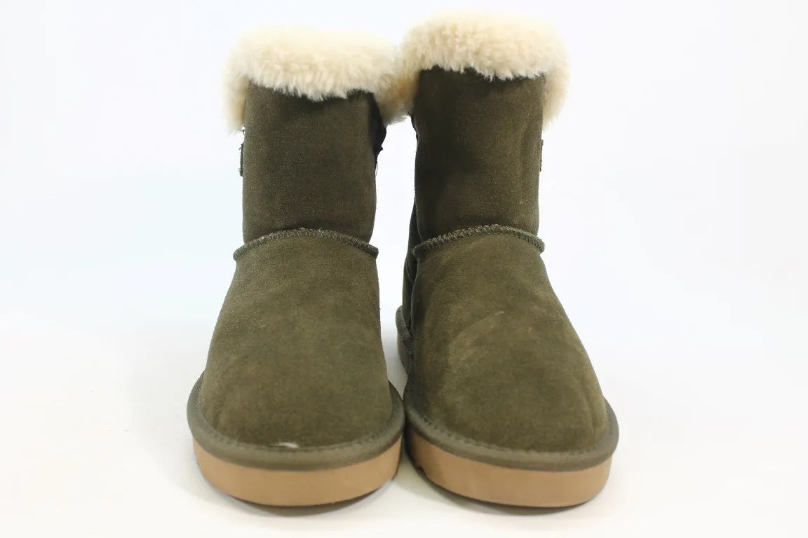 Style & Co. Tiny2 Women's Olive Boots 9M(ZAP17350)