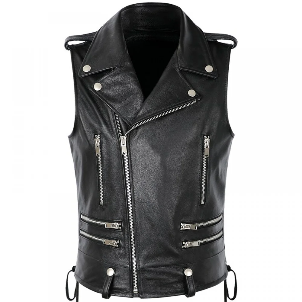 Stylish Leather Waistcoat