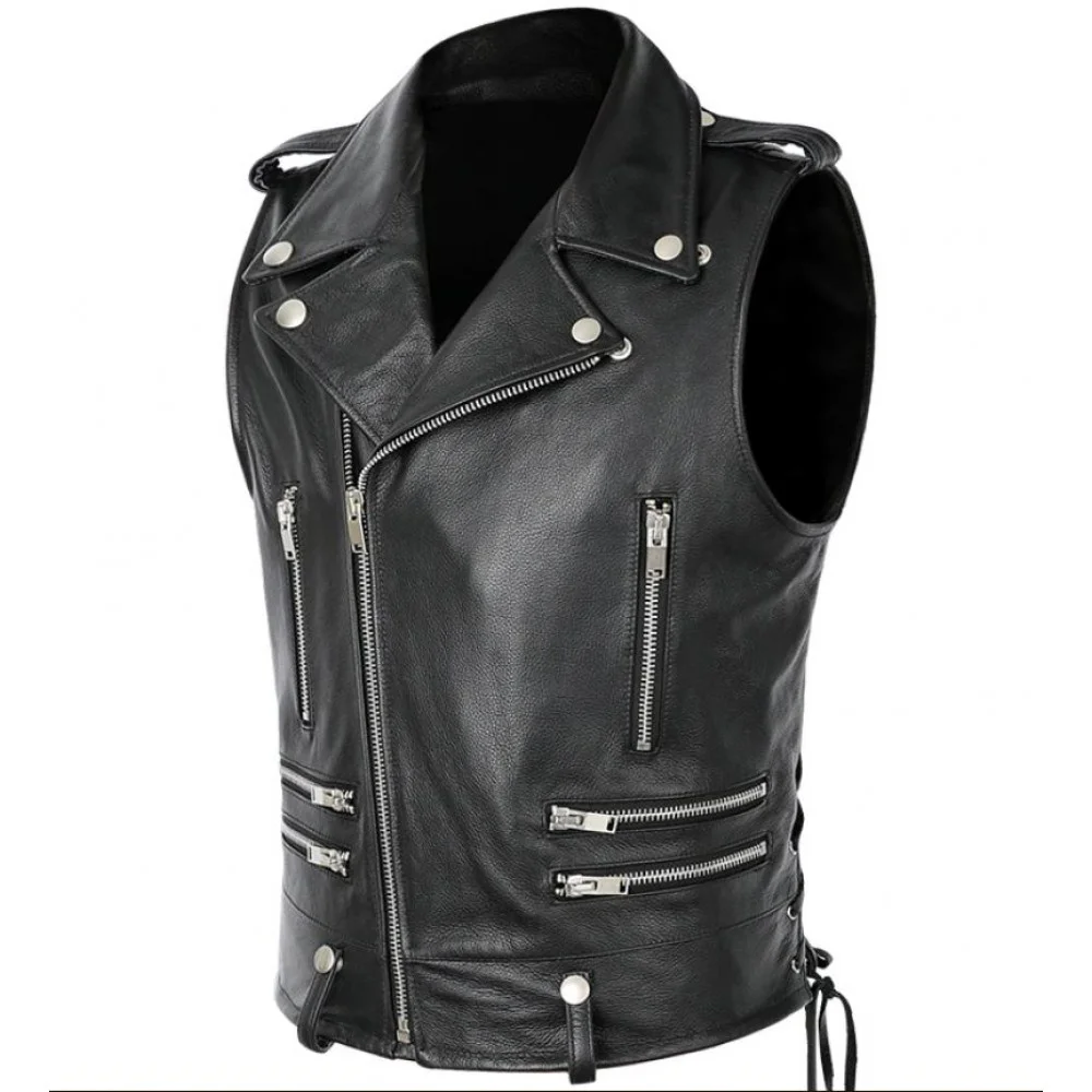 Stylish Leather Waistcoat