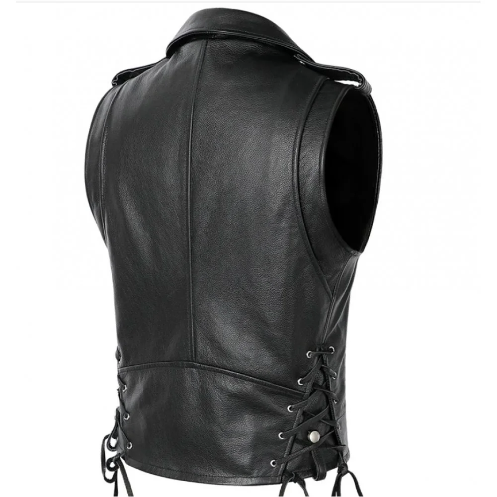 Stylish Leather Waistcoat