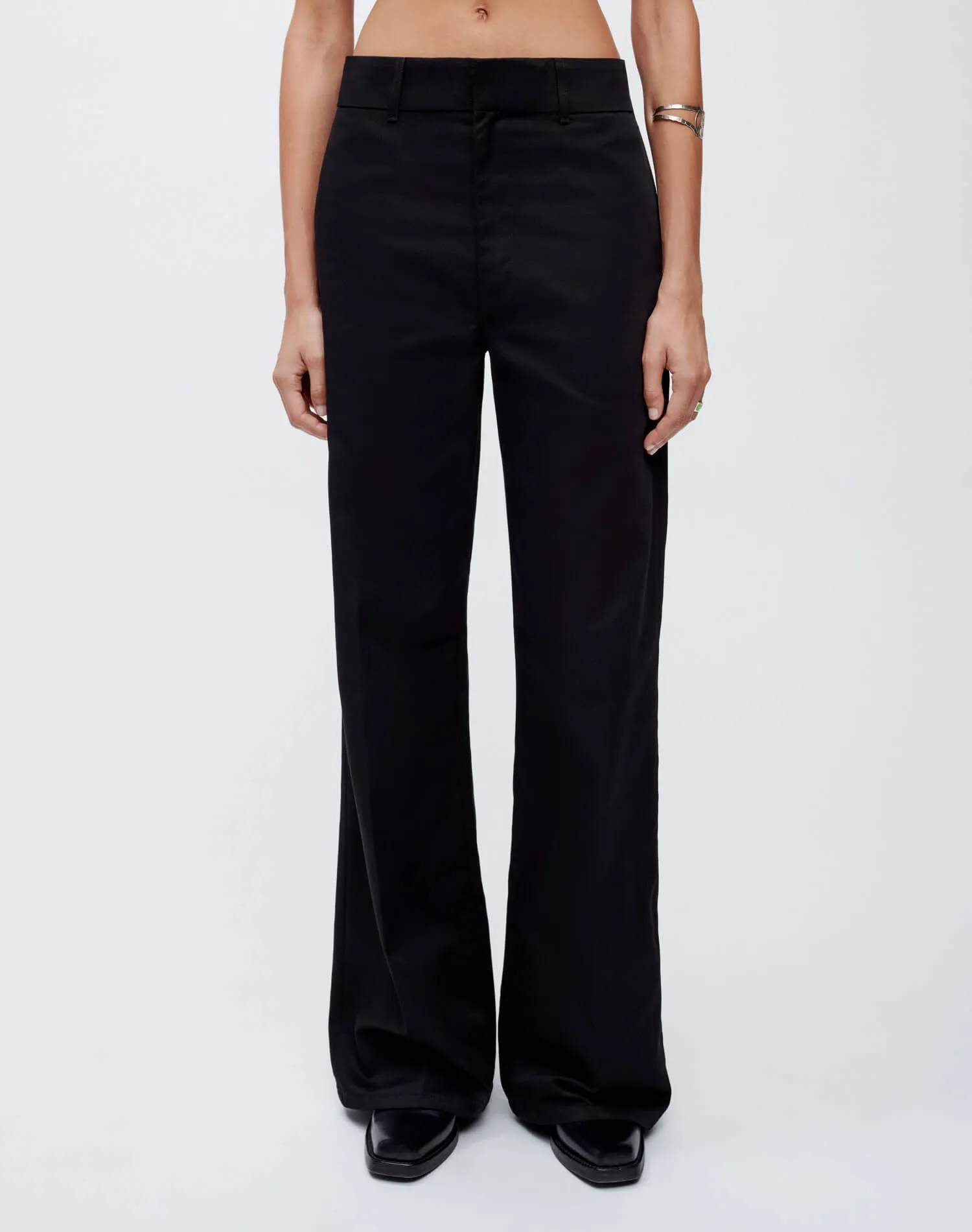 Super Wide Leg Trouser - Black