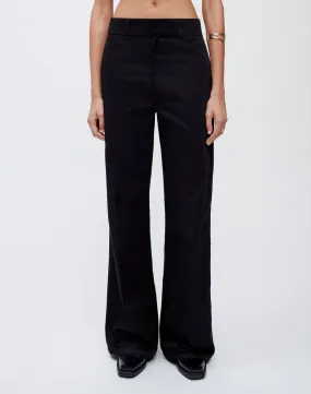 Super Wide Leg Trouser - Black