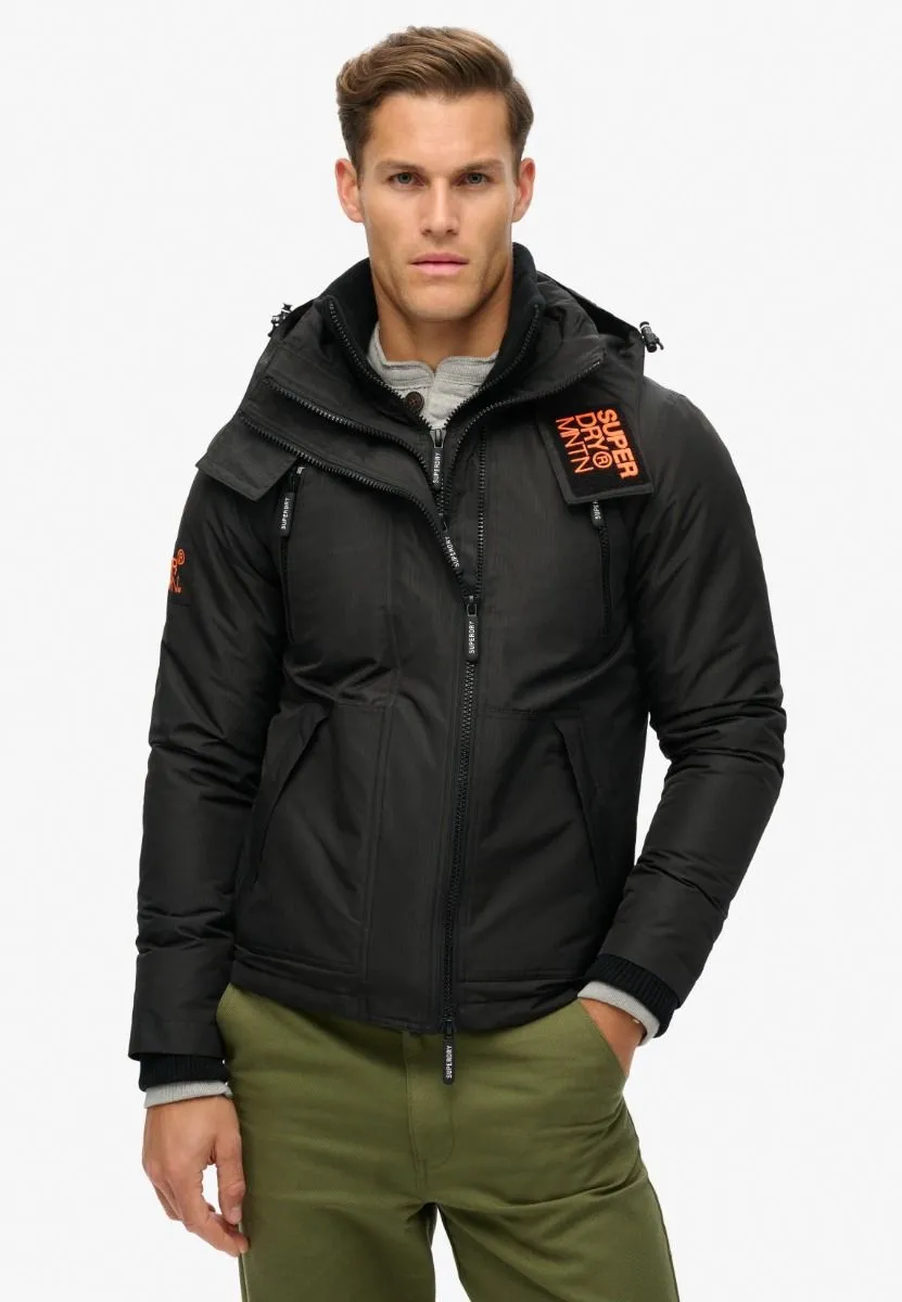 Superdry Hooded Yachter Windbreaker Jacket Black