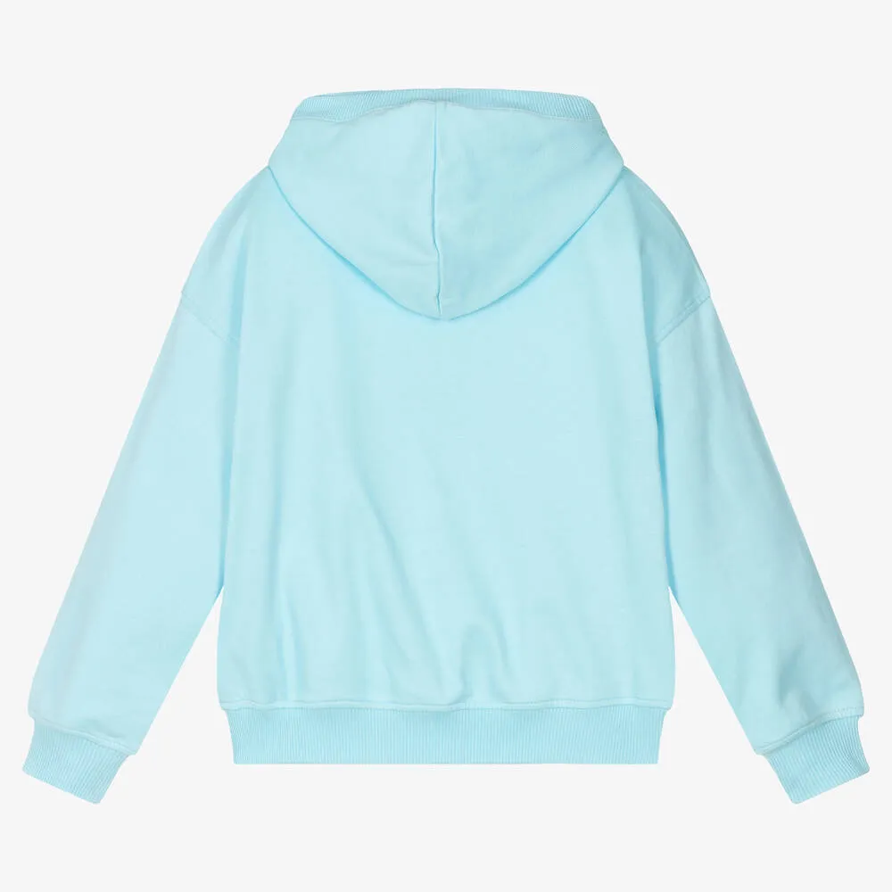 Teen Blue Teddy Bear Ride Hoodie