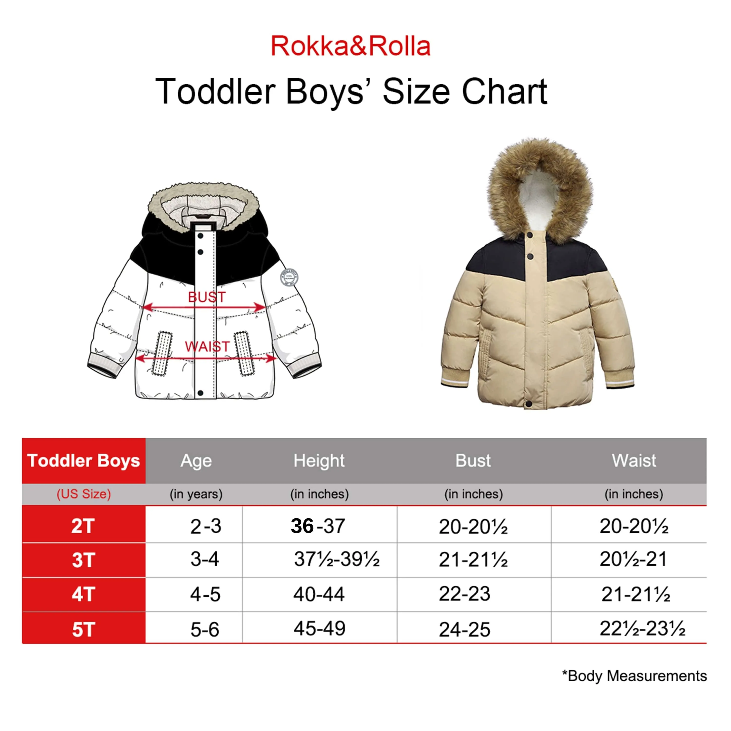 Toddler Boys' Heavy Coat