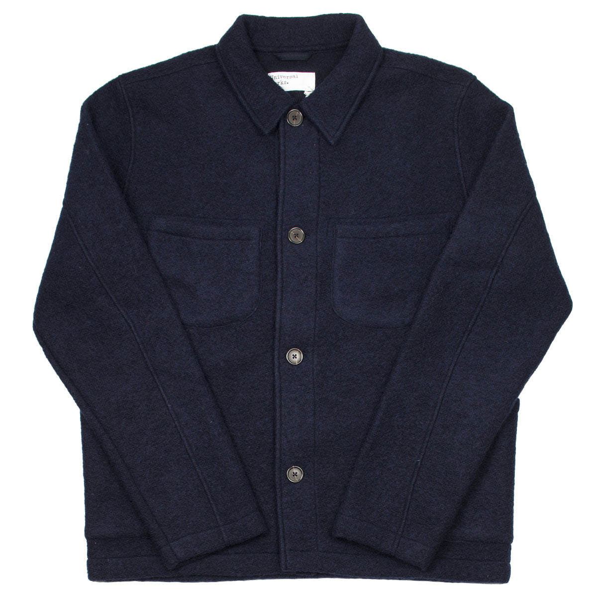 Universal Works - Lumber Jacket Wool Fleece - Navy