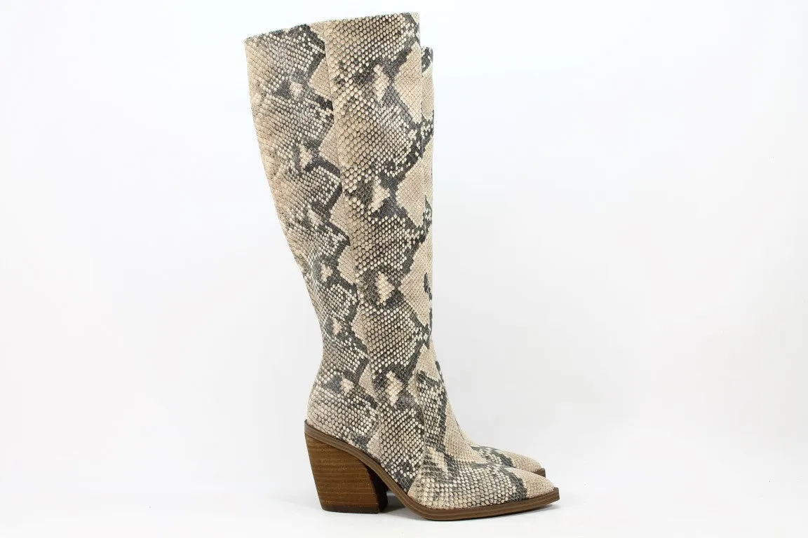 Vince Camuto Gravana Women's White Snake Boots 6.5M(ZAP14433)