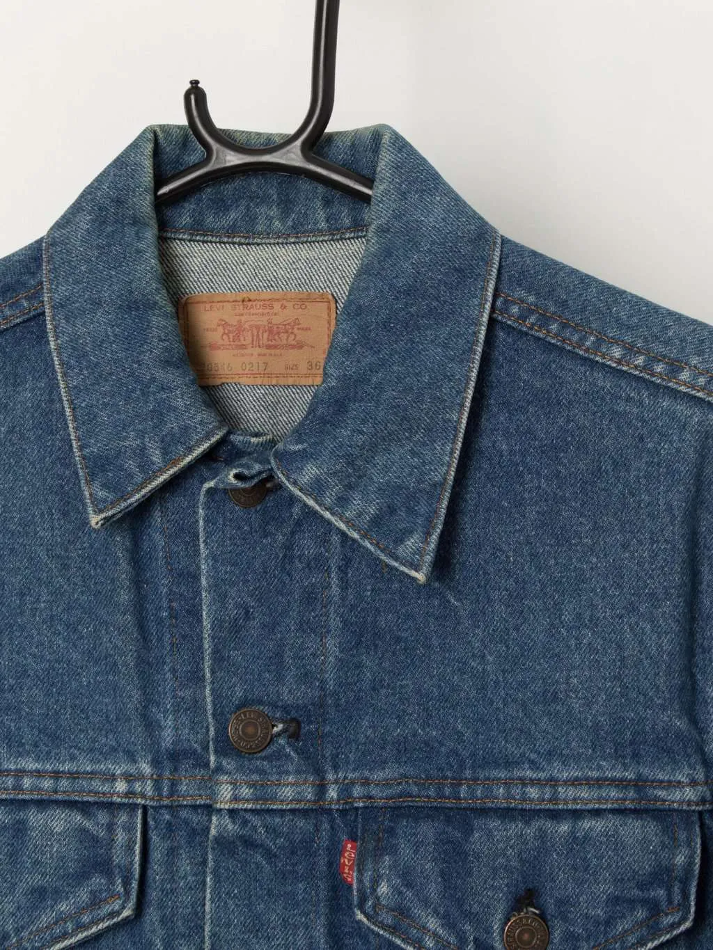 Vintage 70s Levis denim jacket 70546, made in USA – Small