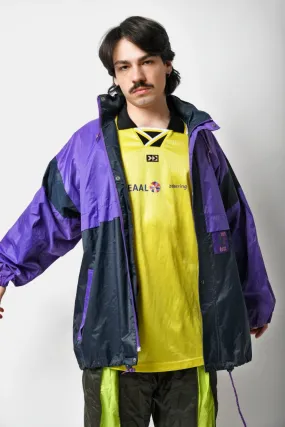 Vintage windbreaker jacket purple