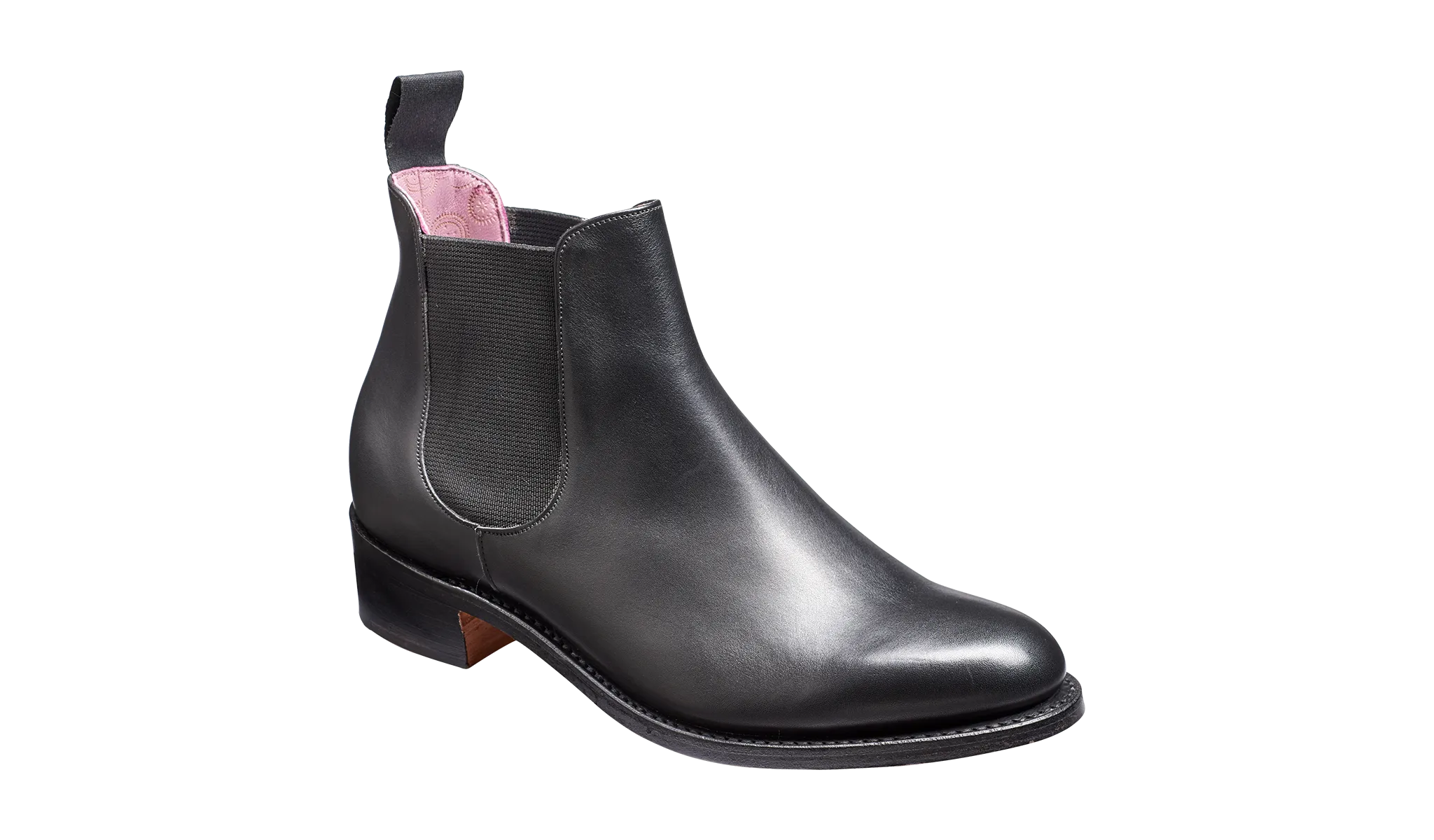 Violet - Black Calf / Elastic Boot