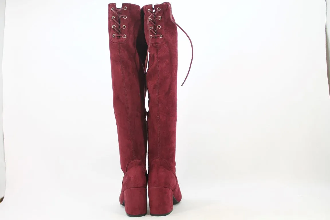 Wild Diva Ada Women's Wine Boots 5.5M(ZAP14458)