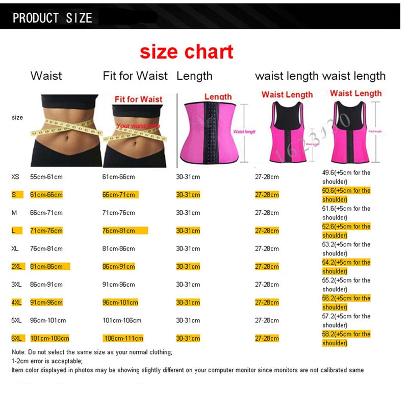 Women's 9 Steel Bone Latex Waist Trainer Slimming Belt Shapewear