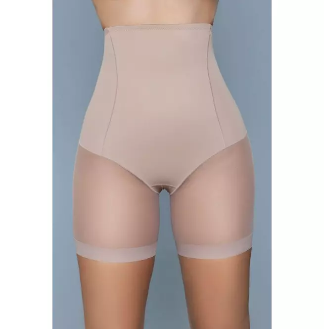 Women's Bare High-Waist Mesh Shapewear With Slimming Boning