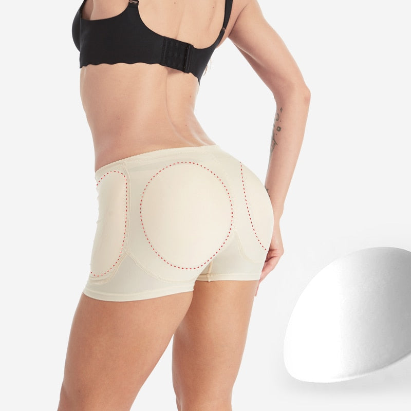 Women's Buttock Enhancer Padded Waist Trainer Butt Lifter Panties