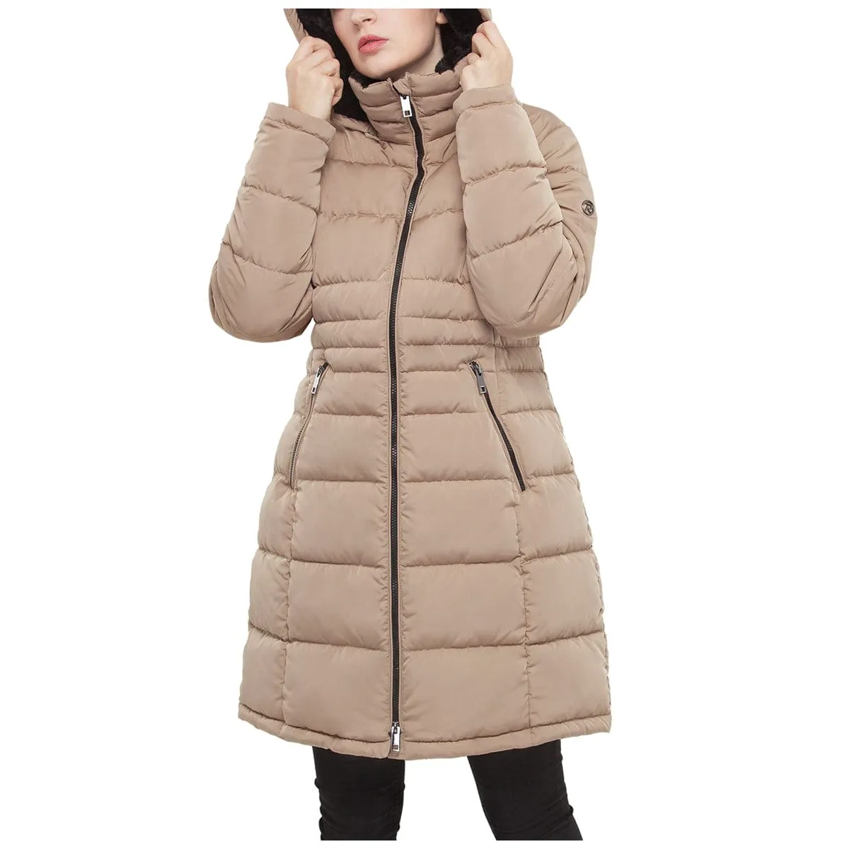 Women's Heavy Long Puffer Jacket Winter Coat