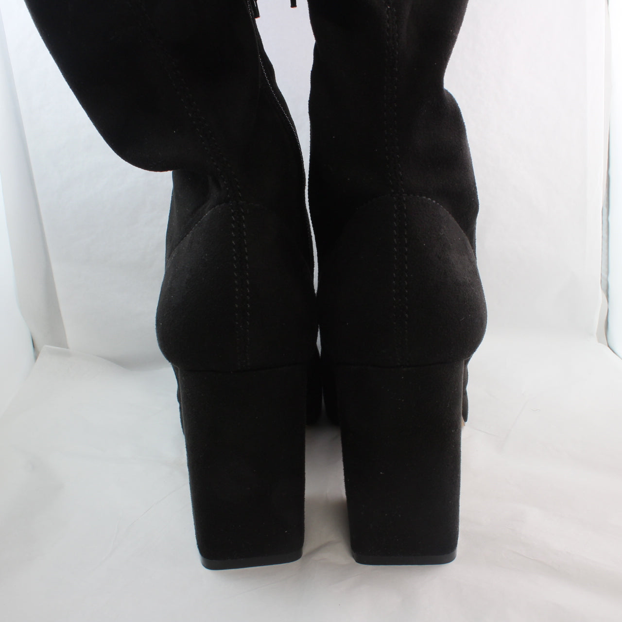 Womens Office Kabul Micro Sock Boots Black