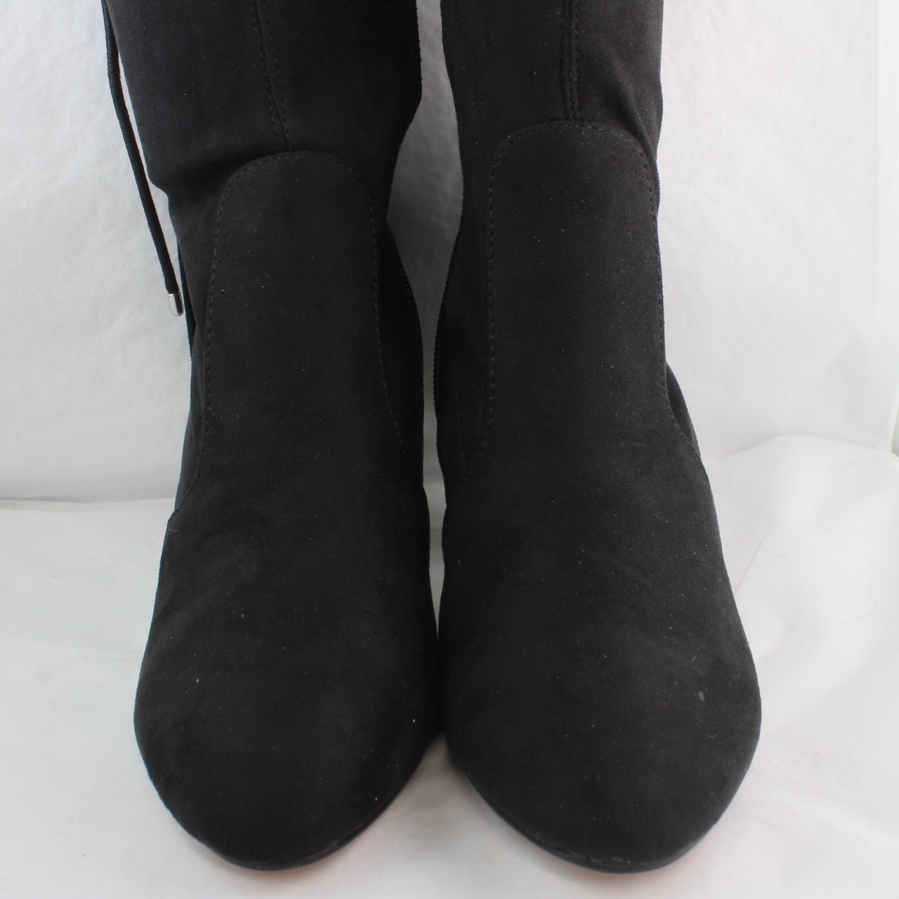 Womens Office Katie Over The Knee Stretch Boots Black