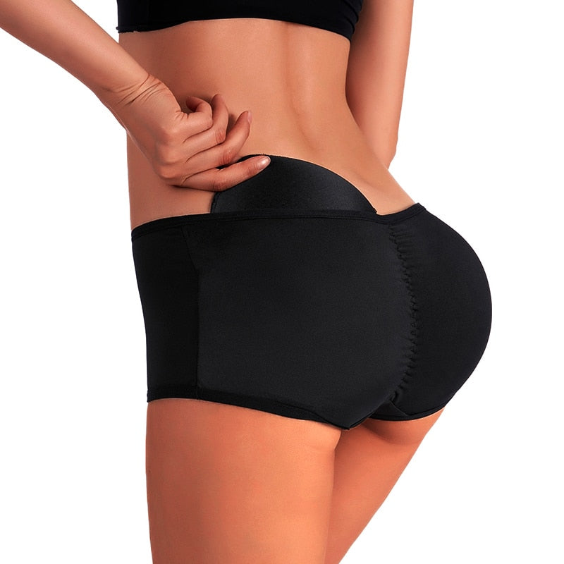 Women's Seamless Push-Up Hip Enhancer Butt Lifter Shapewear with Pad