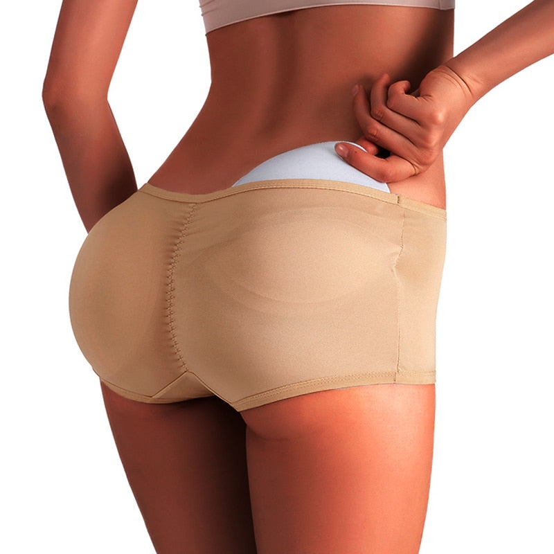 Women's Seamless Push-Up Hip Enhancer Butt Lifter Shapewear with Pad