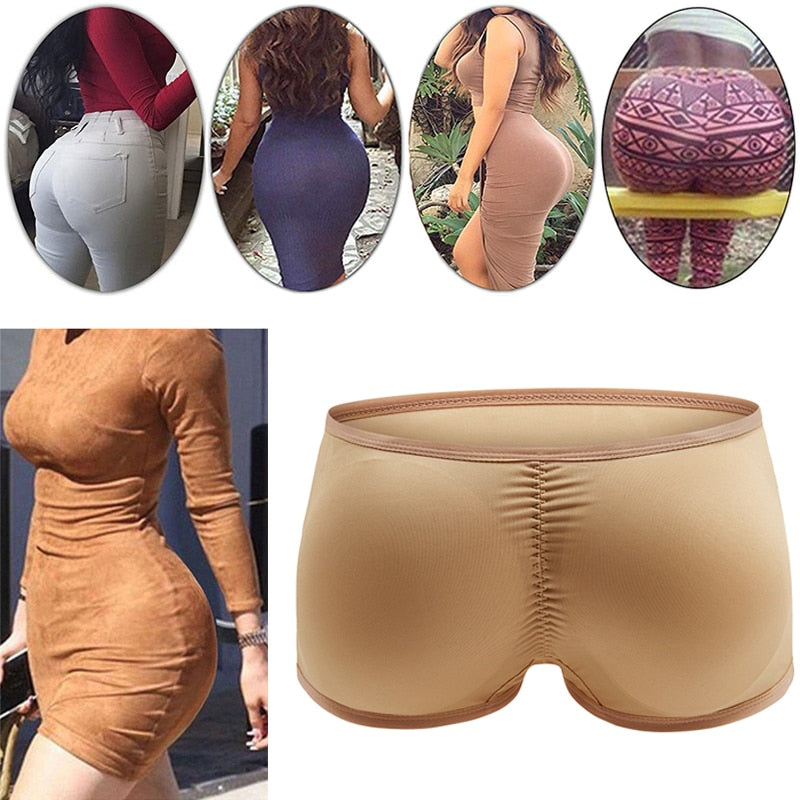 Women's Seamless Push-Up Hip Enhancer Butt Lifter Shapewear with Pad