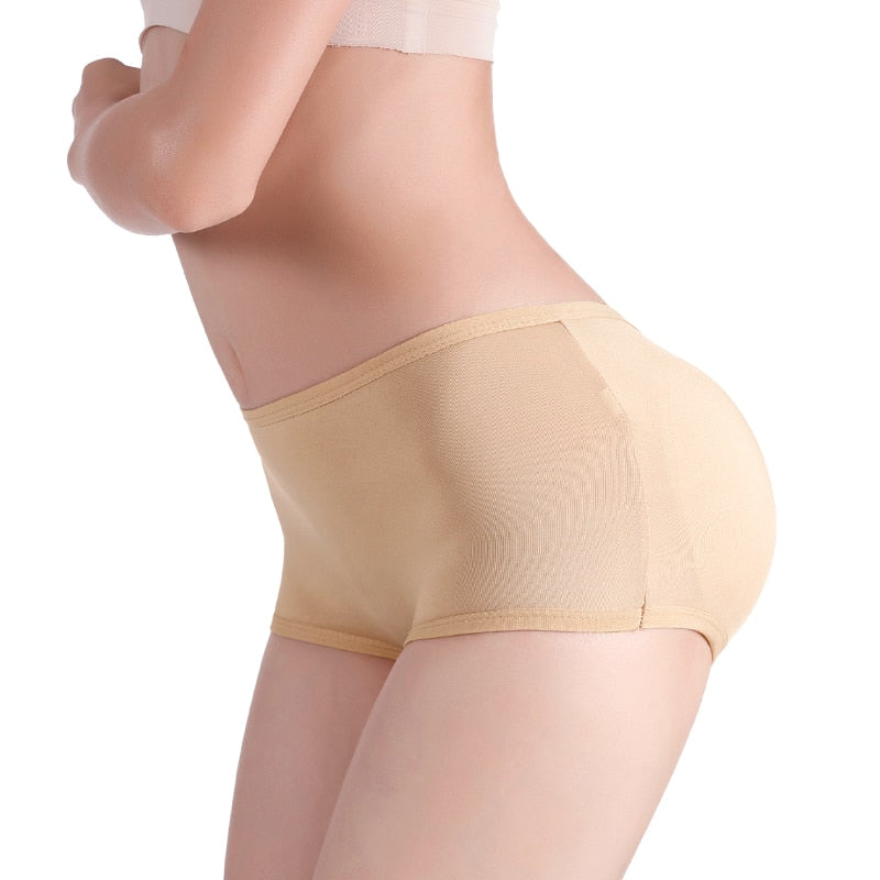 Women's Seamless Push-Up Hip Enhancer Butt Lifter Shapewear with Pad