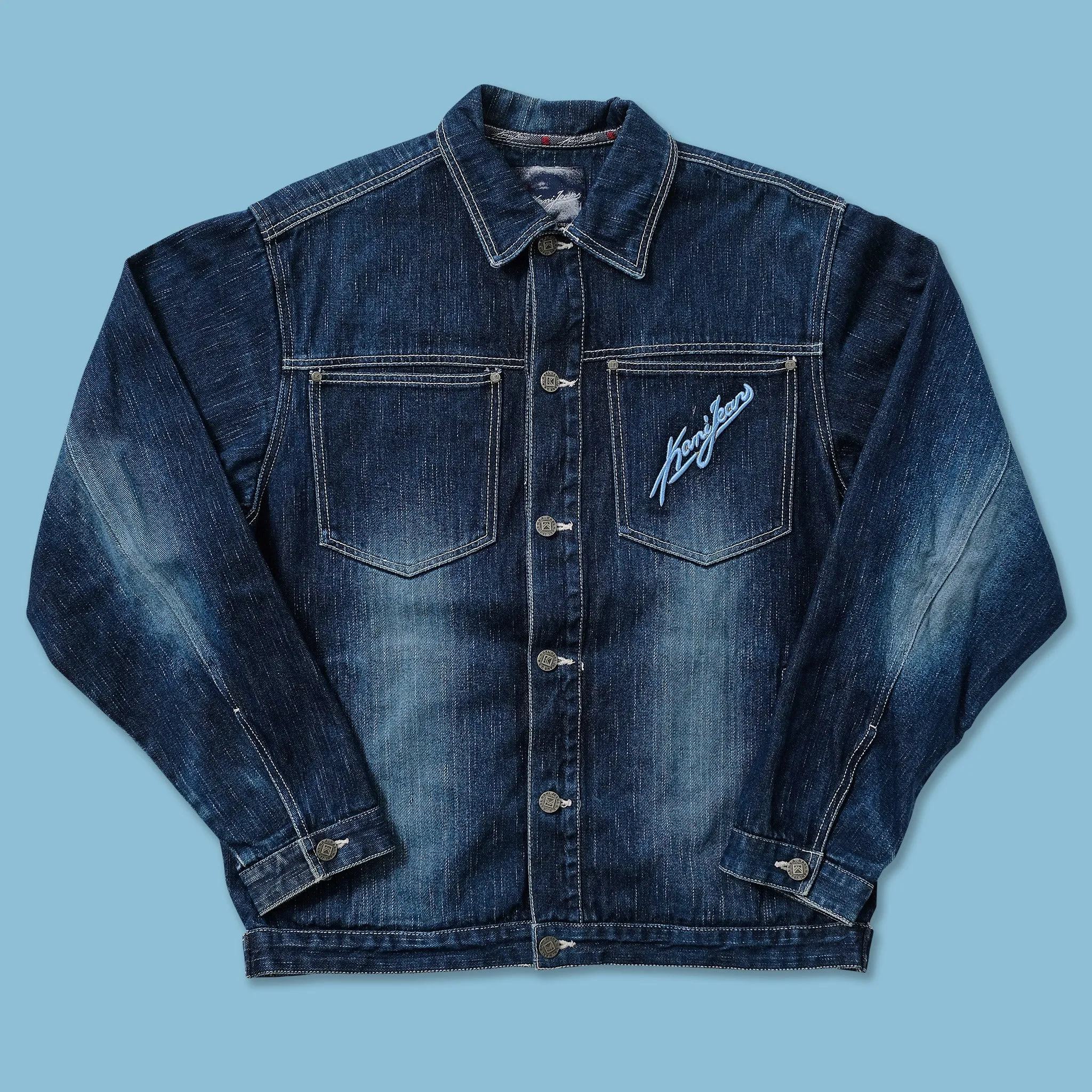 Y2K Karl Kani Denim Jacket Medium