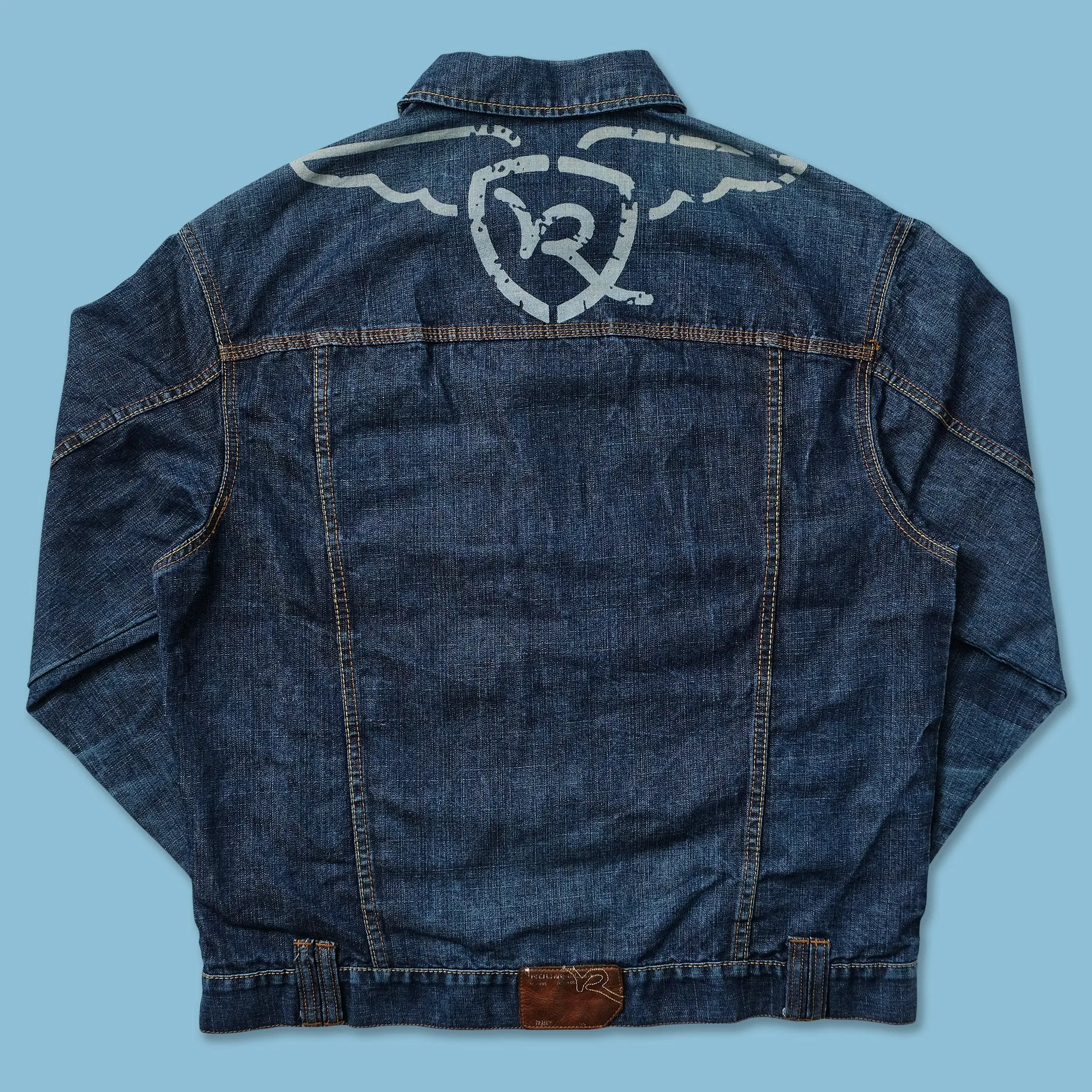 Y2K Rocawear Denim Jacket Large