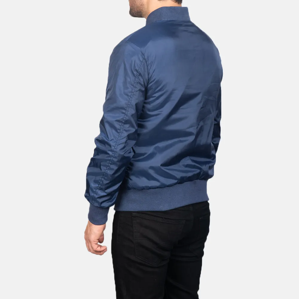 Zack Blue Bomber Jacket